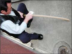 演劇用刀手入れ手順写真3