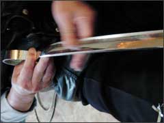 演劇用刀手入れ手順写真12