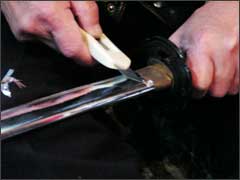 演劇用刀手入れ手順写真14